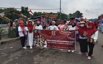 SMKN 1 Empat Lawang Meraih Juara 2 pada Pawai Pembangunan Tingkat SMA/SMK Sekabupaten Empat Lawang